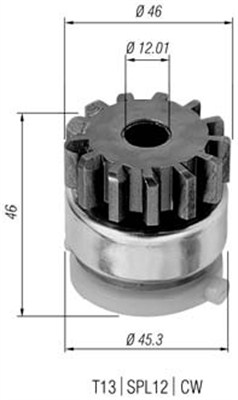 940113020294 Pastorek, startér MAGNETI MARELLI