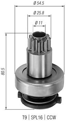 940113020304 Pastorek, startér MAGNETI MARELLI