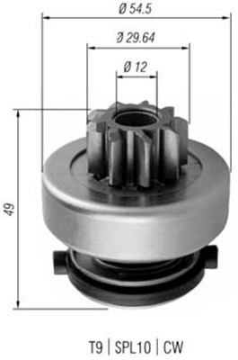 940113020354 Pastorek, startér MAGNETI MARELLI