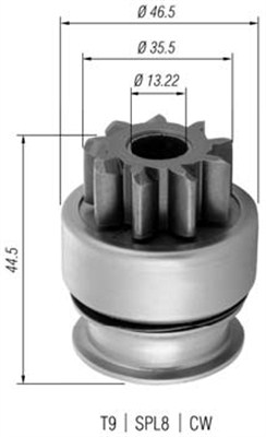 940113020369 Pastorek, startér MAGNETI MARELLI