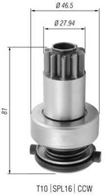 940113020374 Pastorek, startér MAGNETI MARELLI