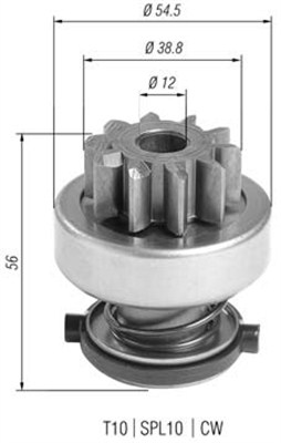 940113020397 Pastorek, startér MAGNETI MARELLI