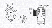 063341658010 generátor MAGNETI MARELLI