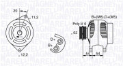 063321803010 generátor MAGNETI MARELLI