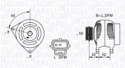 063341758010 generátor MAGNETI MARELLI