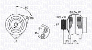 063321753010 generátor MAGNETI MARELLI