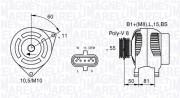 063535550050 generátor MAGNETI MARELLI