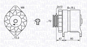 063532621010 MAGNETI MARELLI alternátor 063532621010 MAGNETI MARELLI