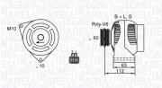 063532622010 generátor MAGNETI MARELLI