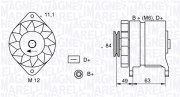 063321044010 generátor MAGNETI MARELLI