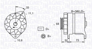 063321154010 generátor MAGNETI MARELLI