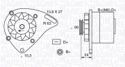 063321165010 generátor MAGNETI MARELLI