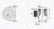 063377426010 MAGNETI MARELLI alternátor 063377426010 MAGNETI MARELLI