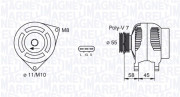 063377434010 generátor MAGNETI MARELLI