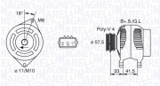 063377442010 generátor MAGNETI MARELLI