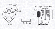 063321347010 generátor MAGNETI MARELLI