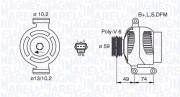 063380005010 generátor MAGNETI MARELLI