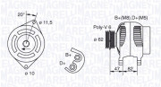 063321615010 generátor MAGNETI MARELLI