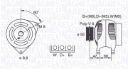 063341345010 generátor MAGNETI MARELLI