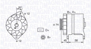 063321409010 generátor MAGNETI MARELLI