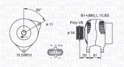 063731812010 generátor MAGNETI MARELLI