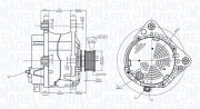 063733837010 generátor MAGNETI MARELLI