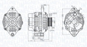 063736439010 MAGNETI MARELLI alternátor 063736439010 MAGNETI MARELLI