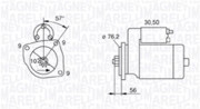 063720801010 Startér MAGNETI MARELLI