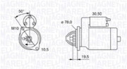 063721158010 Startér MAGNETI MARELLI