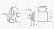 063721207010 Startér MAGNETI MARELLI