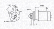 063721057010 Startér MAGNETI MARELLI