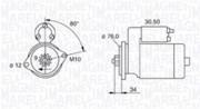 063721321010 Startér MAGNETI MARELLI