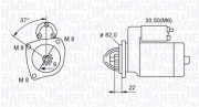 063721449010 Startér MAGNETI MARELLI