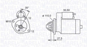 063721118010 Startér MAGNETI MARELLI