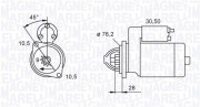 063720040010 Startér MAGNETI MARELLI