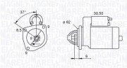 063721045010 Startér MAGNETI MARELLI