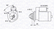 063521101250 Startér MAGNETI MARELLI