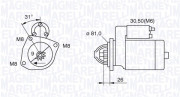 063522230130 Startér MAGNETI MARELLI