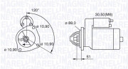 063522310160 Startér MAGNETI MARELLI