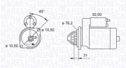 063521070240 MAGNETI MARELLI żtartér 063521070240 MAGNETI MARELLI