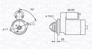 063521090350 Startér MAGNETI MARELLI