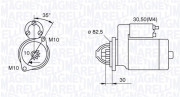 063521092500 Startér MAGNETI MARELLI