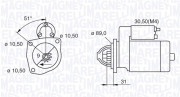 063522310050 Startér MAGNETI MARELLI