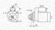 063522310110 Startér MAGNETI MARELLI