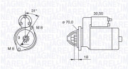 063521060140 Startér MAGNETI MARELLI