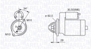 063521074030 Startér MAGNETI MARELLI