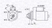 063521101040 Startér MAGNETI MARELLI