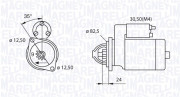 063521093570 Startér MAGNETI MARELLI