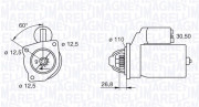 063216731010 Startér MAGNETI MARELLI