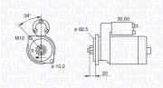 063522601010 MAGNETI MARELLI żtartér 063522601010 MAGNETI MARELLI